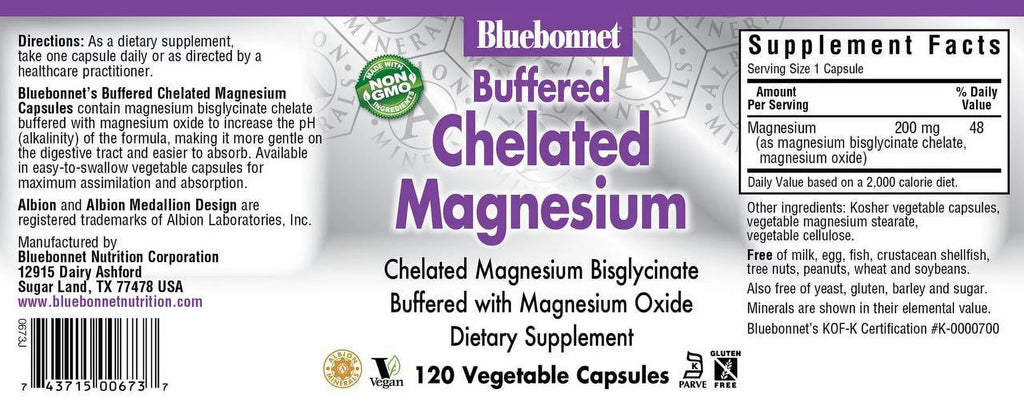 120 Vegetarian Capsules Magnesium 200 mg V87270