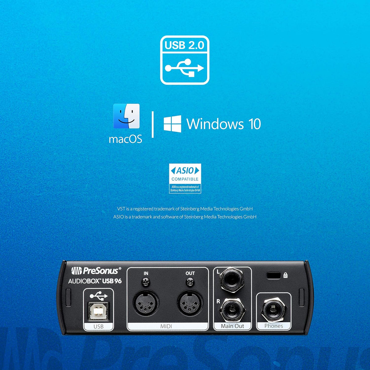 USB 96 AudioBox Recording Software V63673