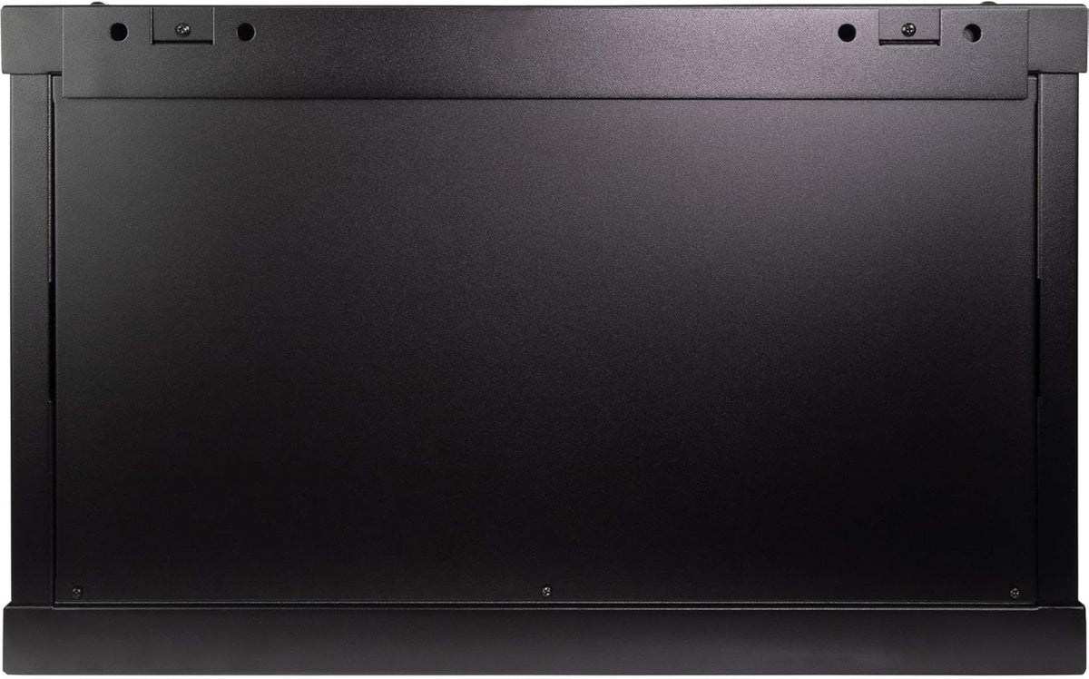 6U Wallmount Cabinet Enclosure 19-Inch Server Network Rack with Locking Perforated Door Black B9327