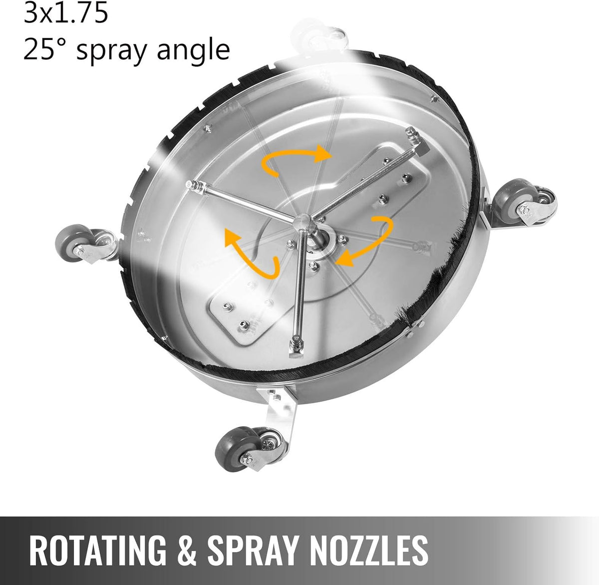 20 inch Surface Cleaner for Pressure Washer with 3/8 Quick Connector S936265