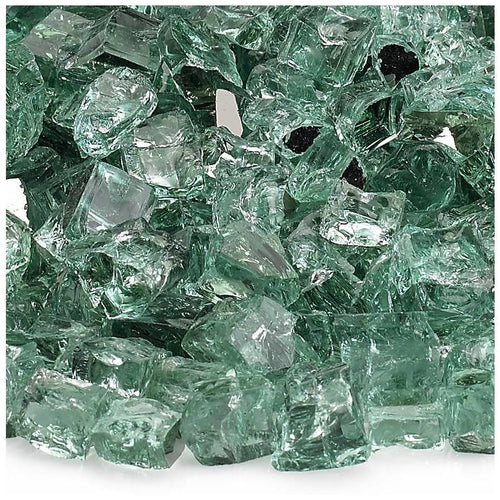 1/2x22 Evergreen Reflective Fire Glass 10 lb V2800