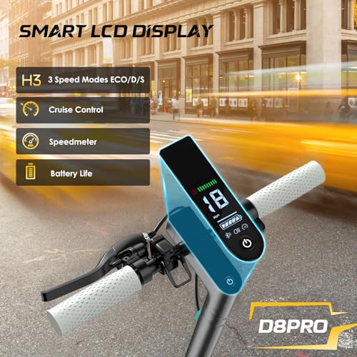 Electric Scooter with 8.5" Honeycomb Tire, Foldable Aluminum Alloy E-Scooter O178356