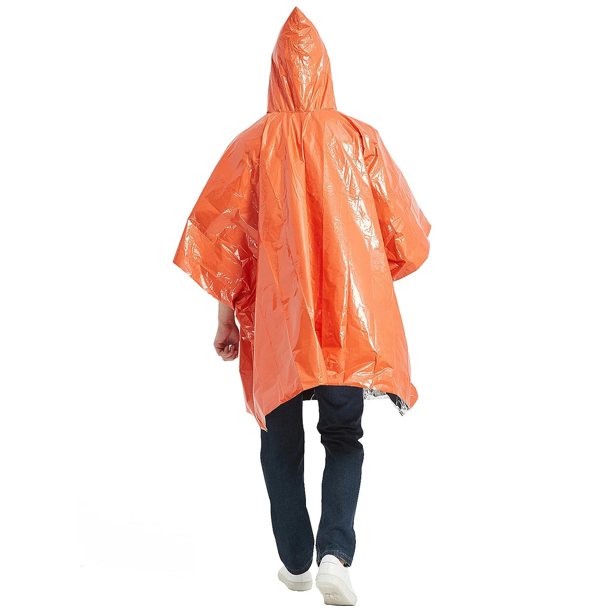 Waterproof Thermal Poncho Raincoat with Bag and Tent Shelter A671548