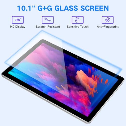 10.1 inch 4G LTE Tablet with SIM Card Slot, 64GB Storage K5358