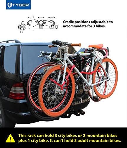 3-Bike Hitch Mount Bicycle Carrier Rack G7991