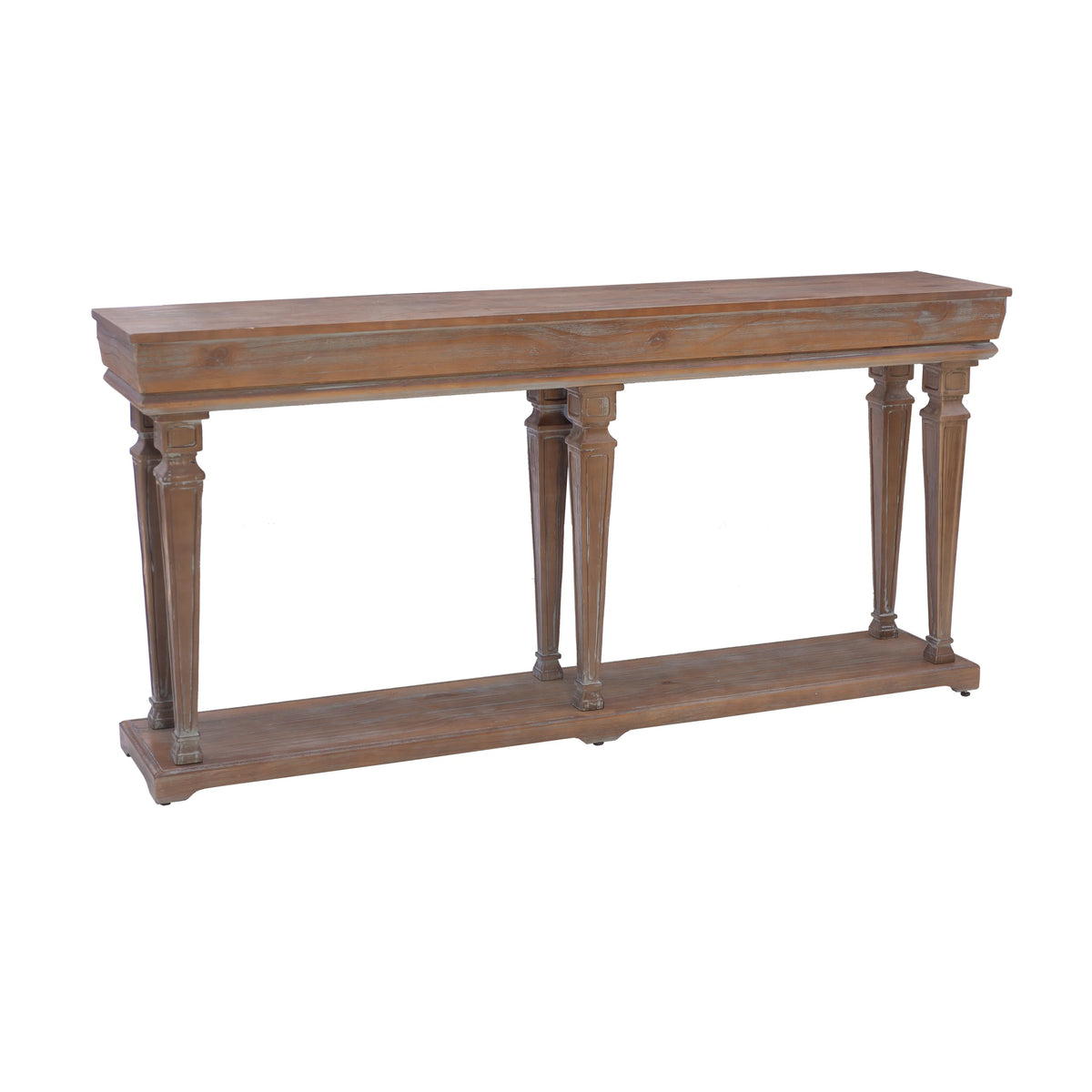 Weathered Driftwood Console Table Z11500