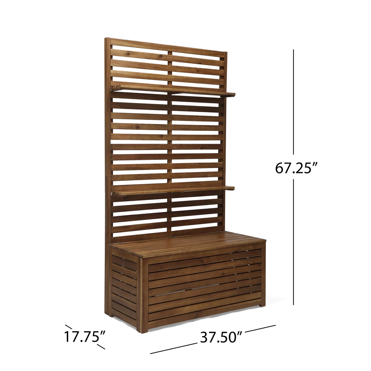 Acacia Wood Storage Bench K66890