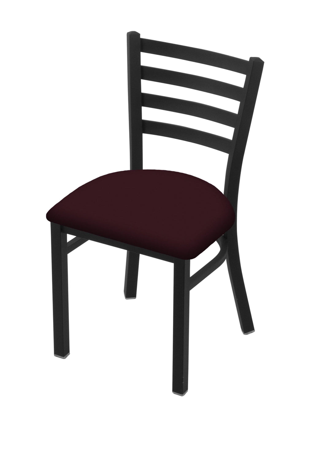 Black Wrinkle Finish Chair with Canter Bordeaux Seat G29562