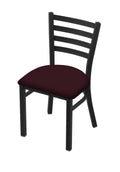 Black Wrinkle Finish Chair with Canter Bordeaux Seat G29562