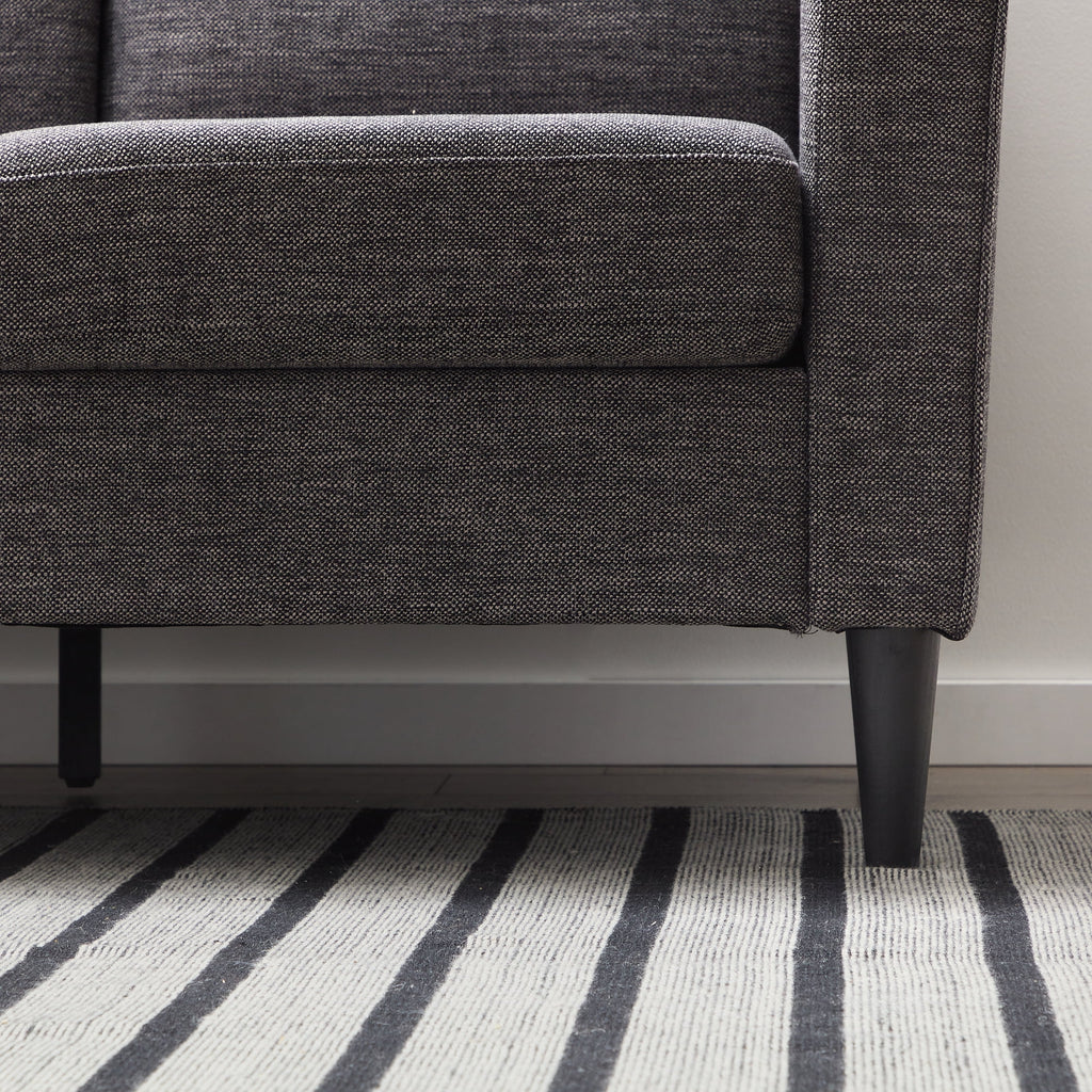 Charcoal Fabric Upholstered Sofa O5592