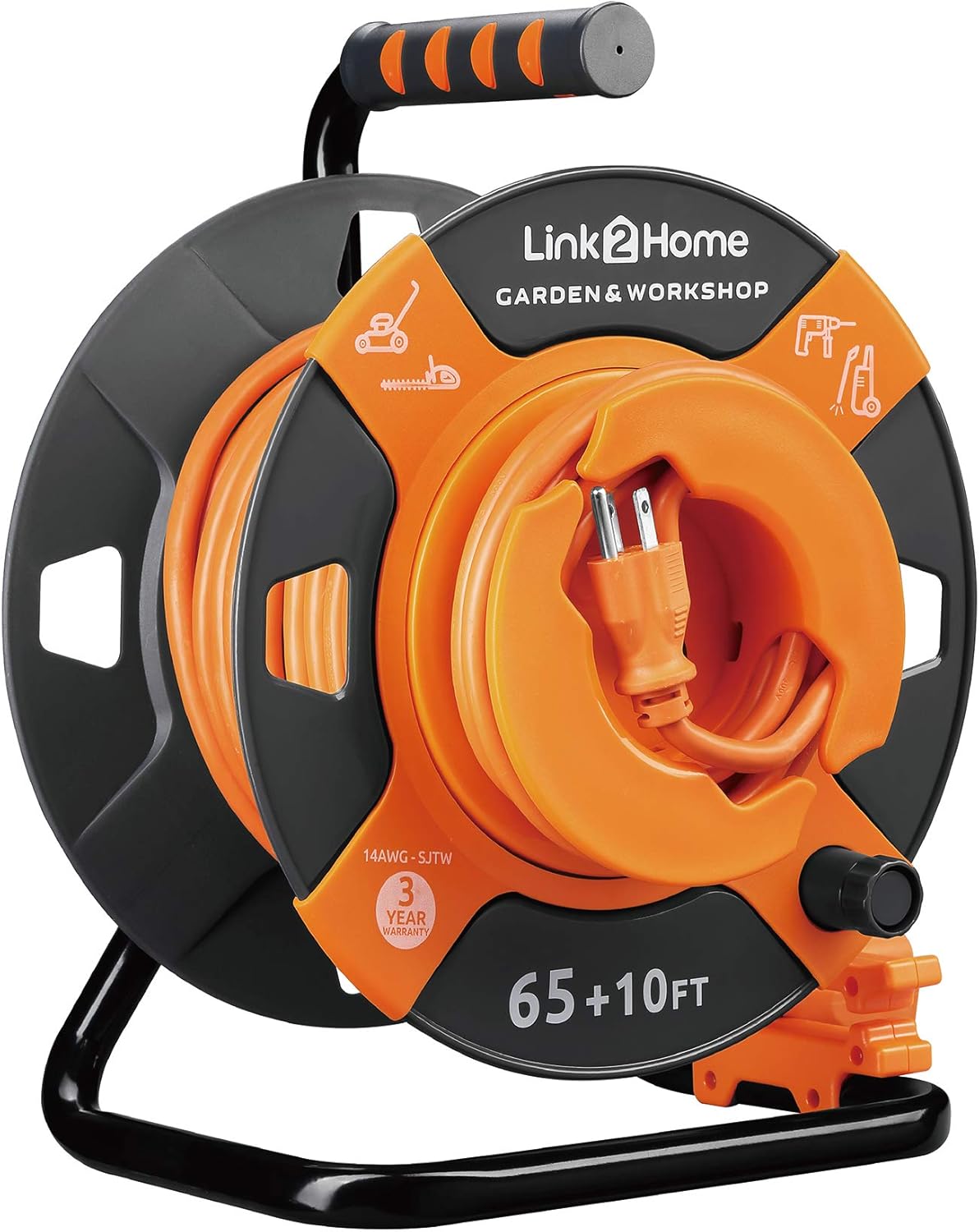 75 ft. 14 AWG SJTW Extension Cord with 4 Power Outlets Y4103