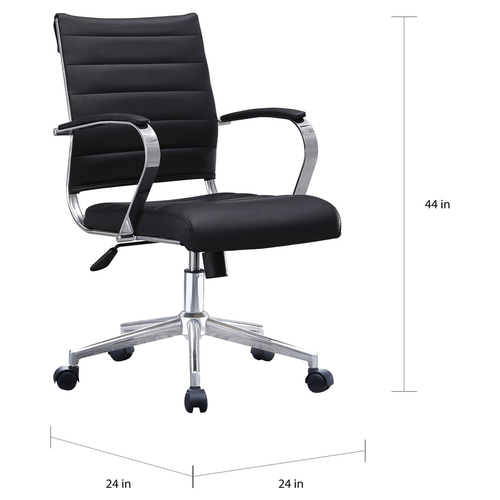 Brown PU Leather Swivel Tilt Executive Chair P1062