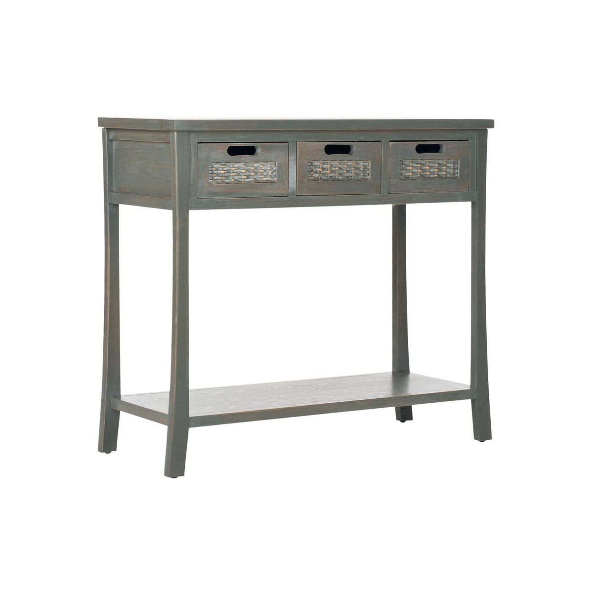 French Grey 3 Drawer Console W71467