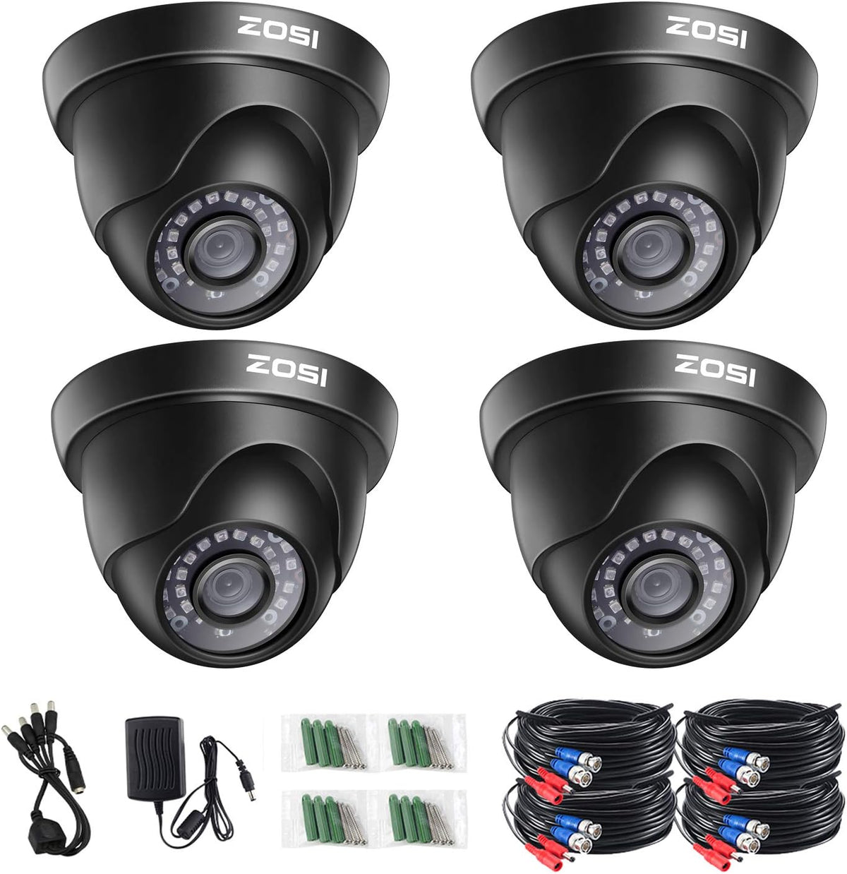 16CH 1080P Home Security Camera System with 2TB HDD, 8 x Wired 1080P Outdoor Indoor Weatherproof Cameras H967109