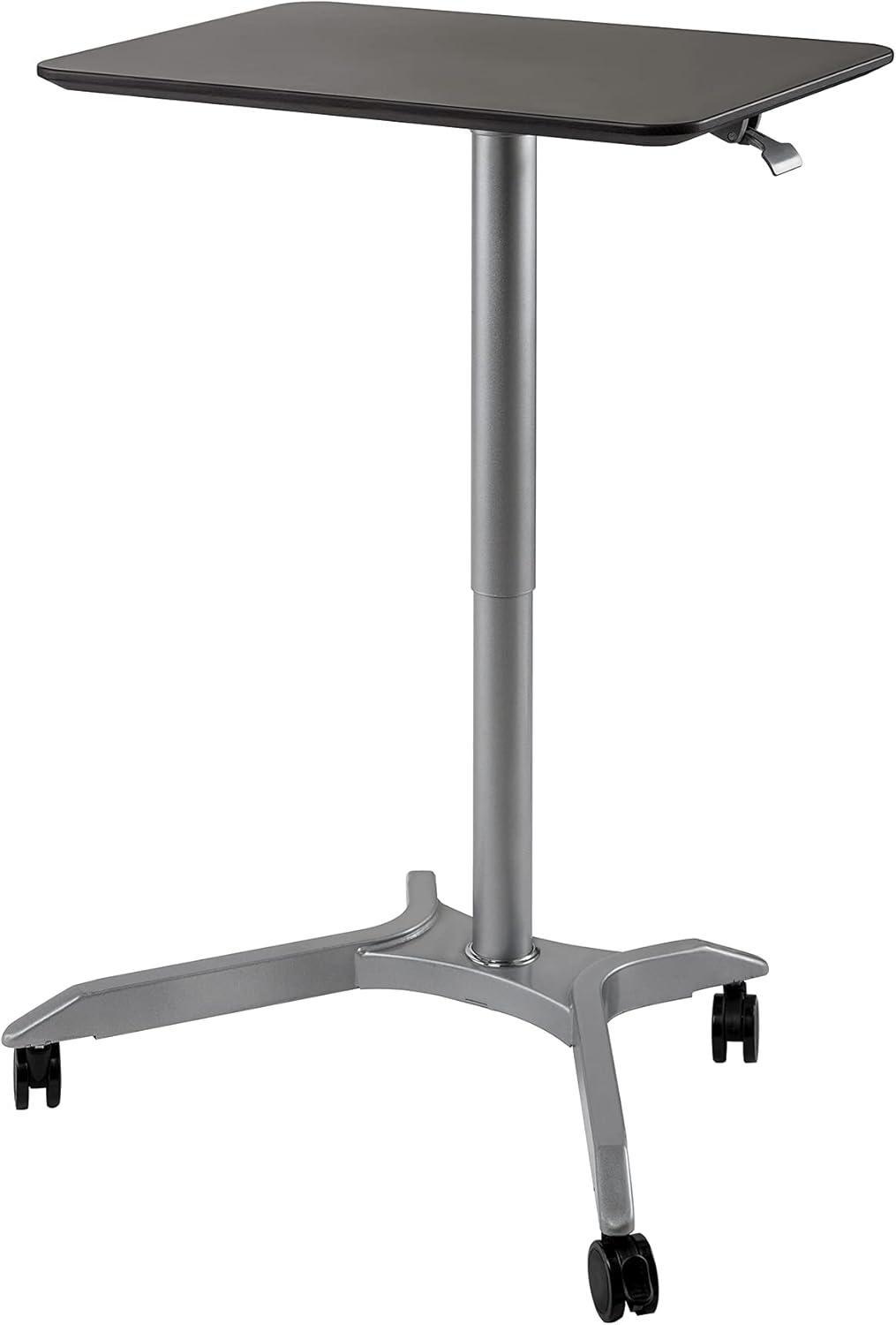 Mobile Rolling Height Adjustable Laptop Workstation Desk with Wheels E101