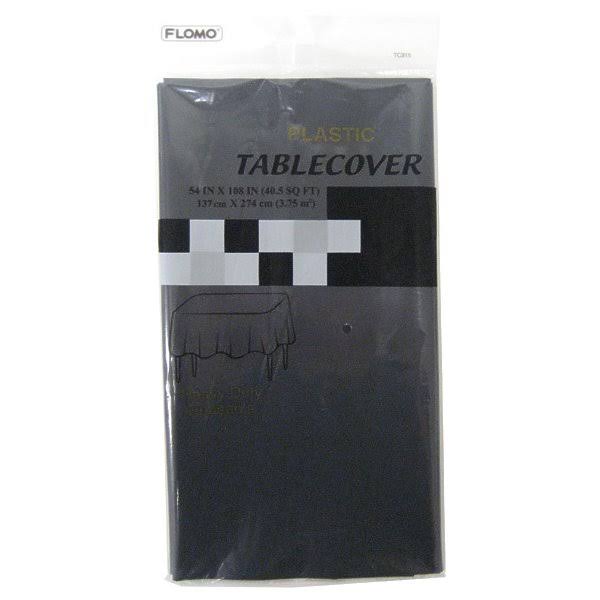 Black Rectangular Table Cover, Case of 36 I287442