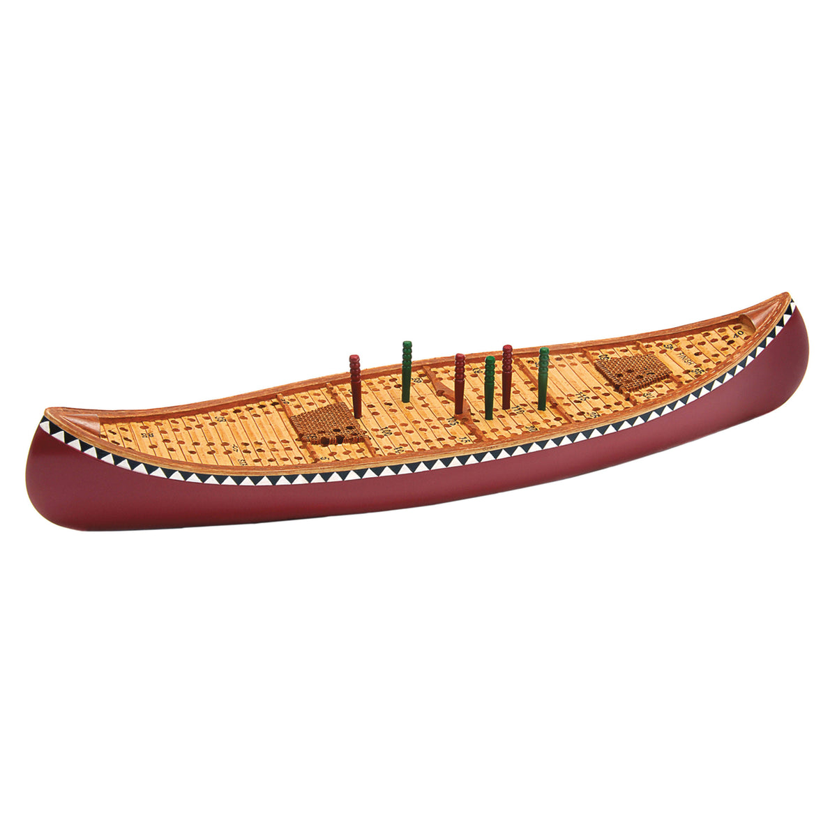 Canoe Cribbage Board W6012