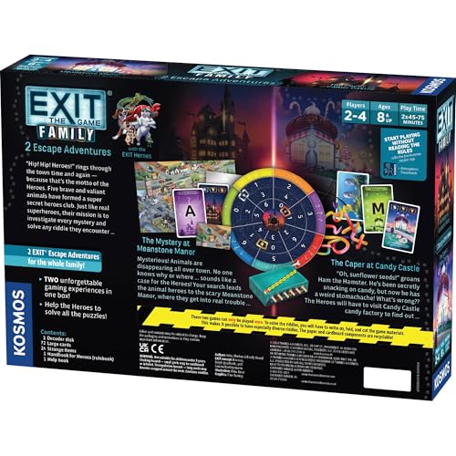 2-4 Players Co-Operative Escape Room Game C16023