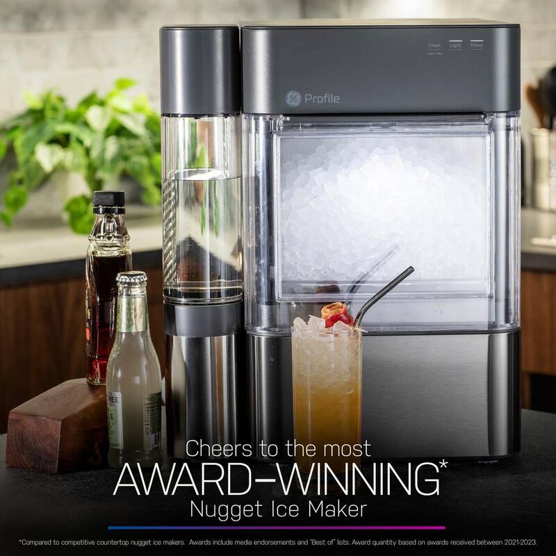 24 lb Portable Nugget Ice Maker in Stainless Steel N6437