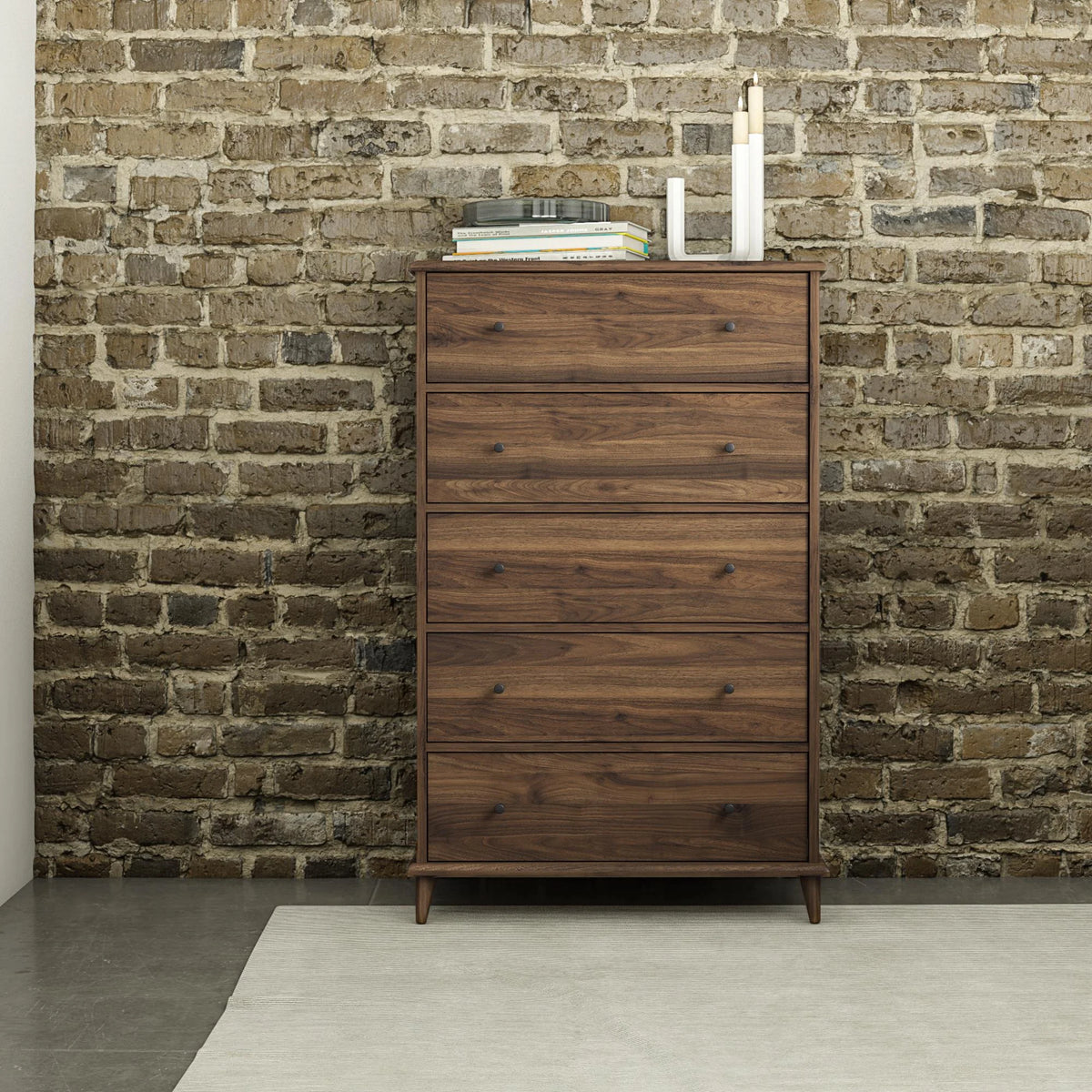Ivory Oak 5-Drawer Dresser M60336