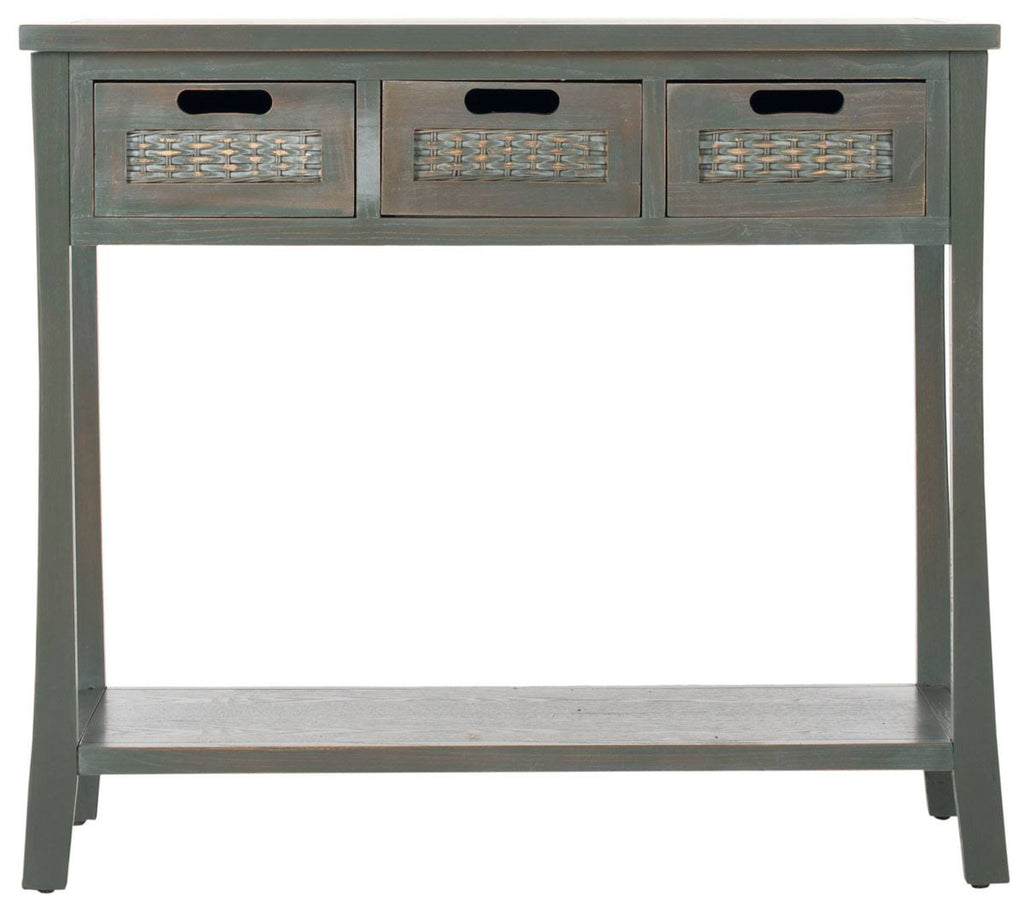 French Grey 3 Drawer Console W71467