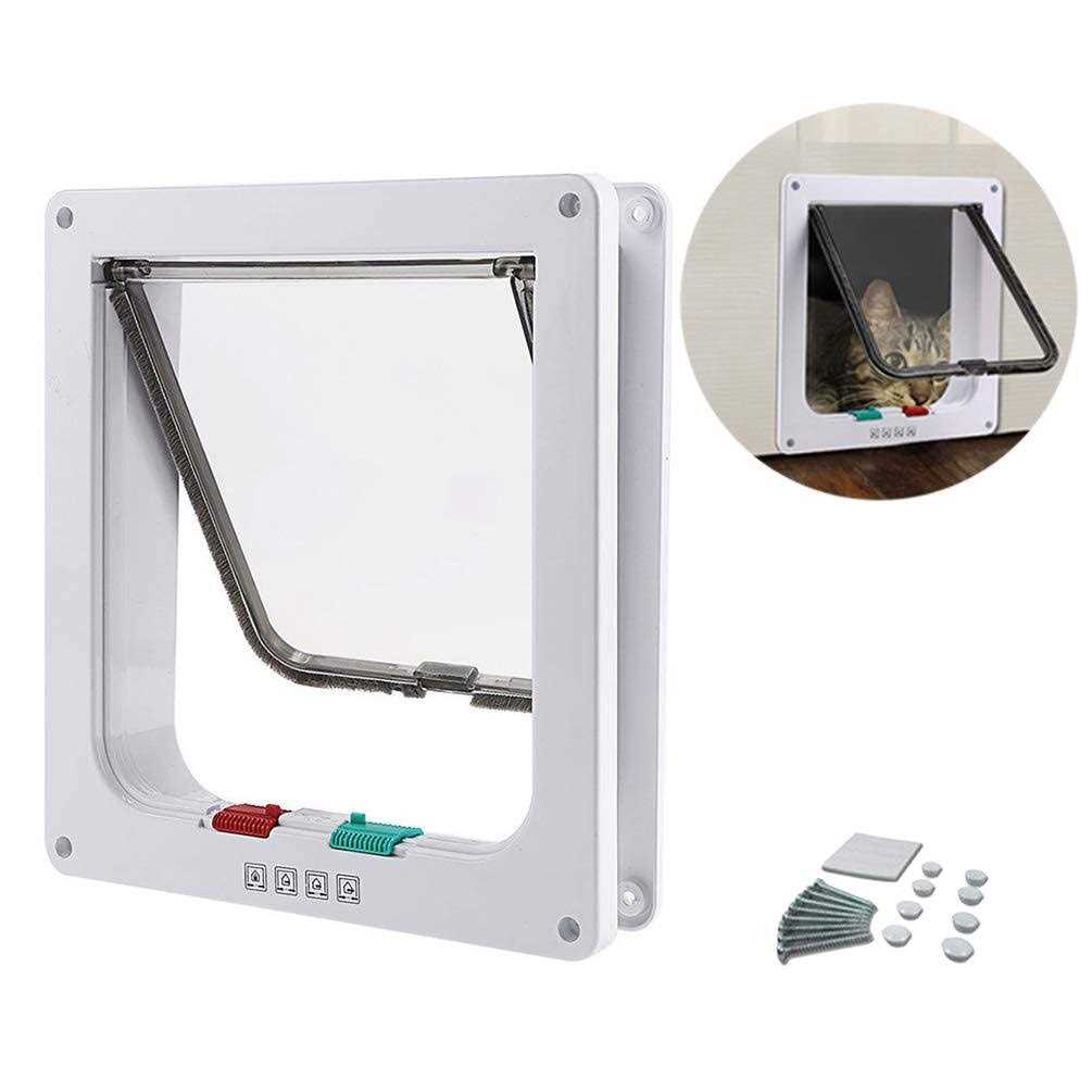 4 Way Locking Cat Flap with Door Liner E976990