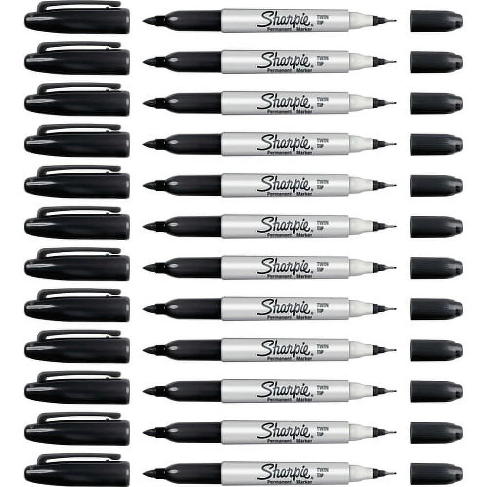 12 Box Twin Tip Markers Ultra Fine Fine Point X3544