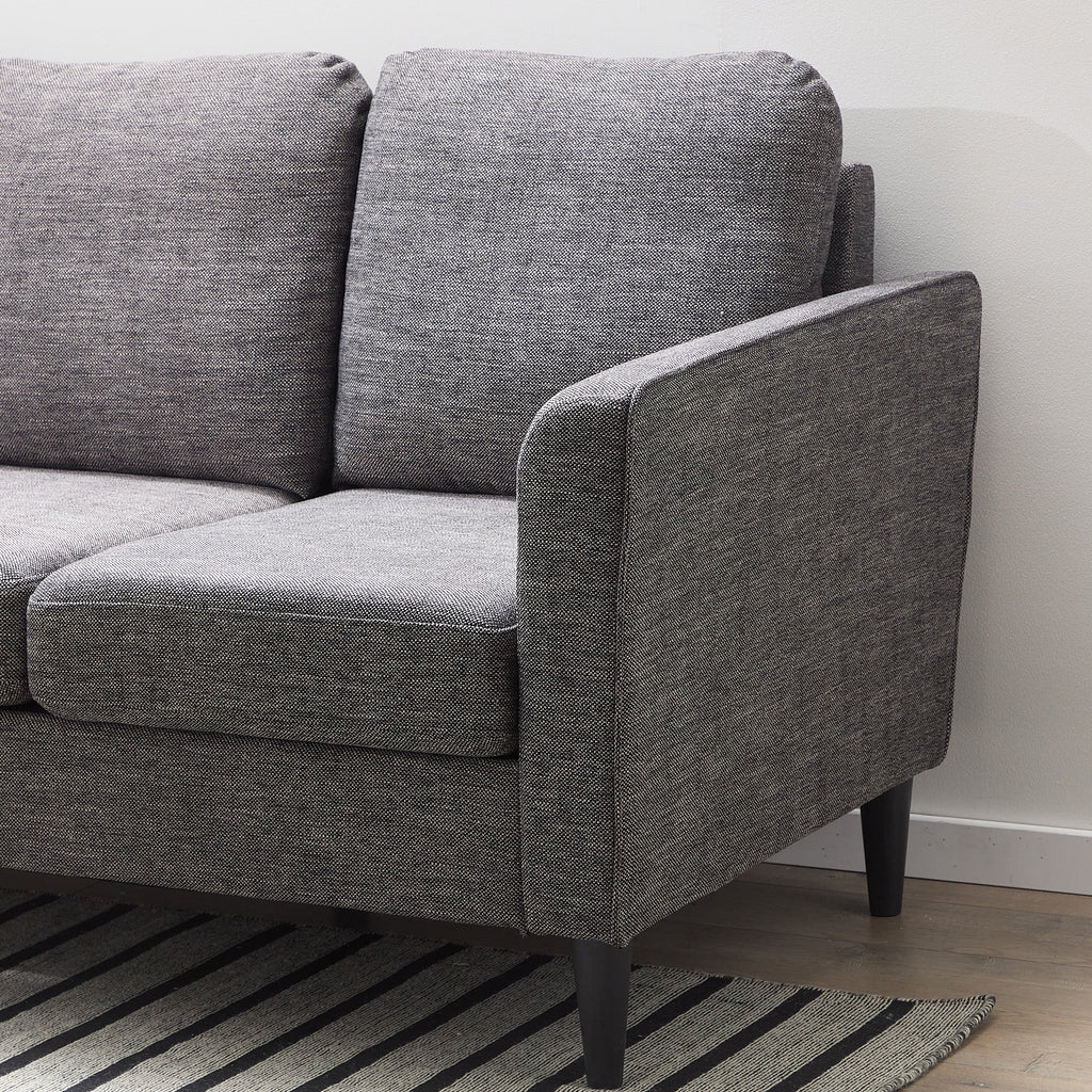 Charcoal Fabric Upholstered Sofa O5592