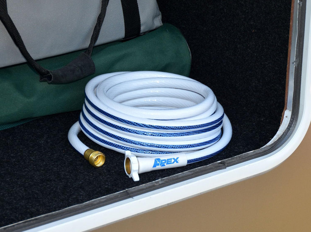 White 5/8" x 25' RV/Marine Hose B4772