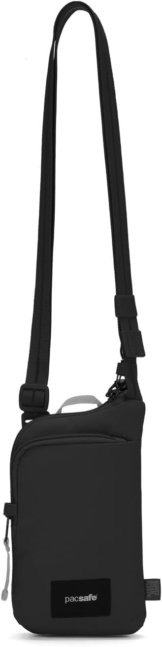 Jet Black Anti Theft Crossbody R167
