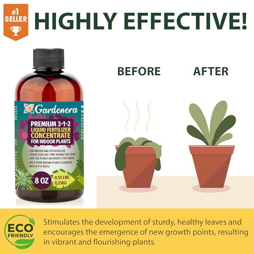 Organic Liquid Aloe Vera Plant Fertilizer 3-1-2 Concentrate 32oz H12913