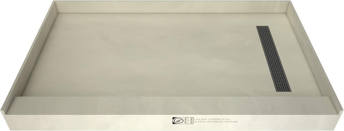 Brushed Nickel Trench Shower Pan N2883