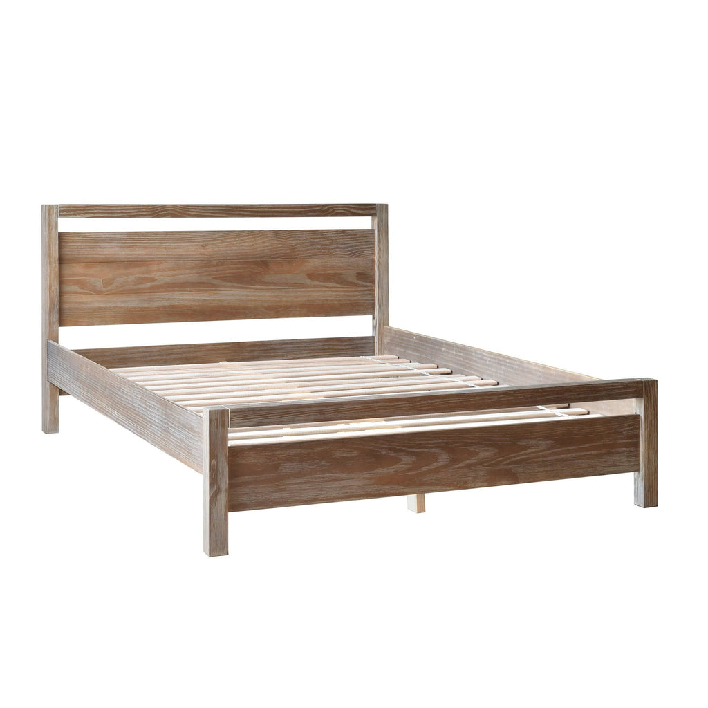 Queen Platform Bed Acacia A76958