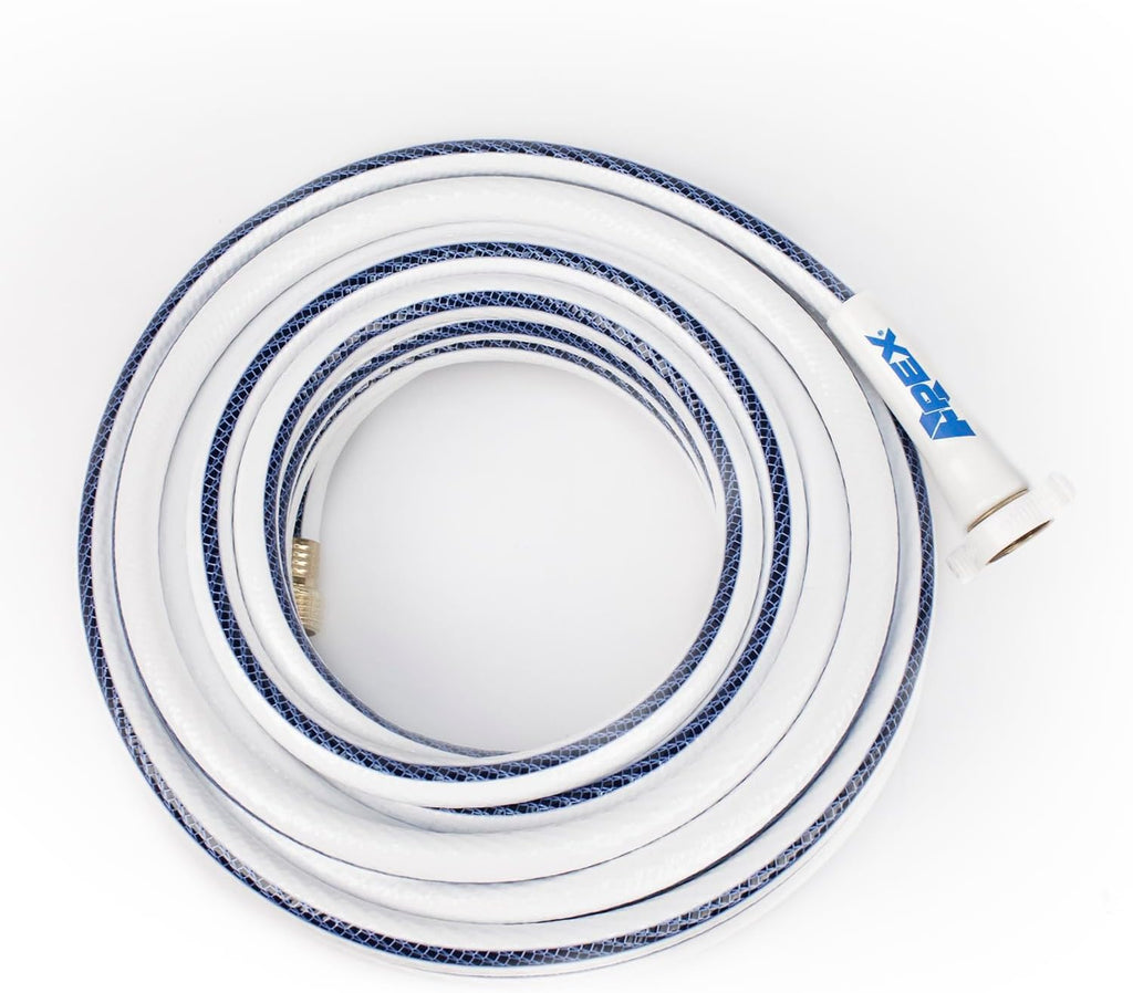White 5/8" x 25' RV/Marine Hose B4772