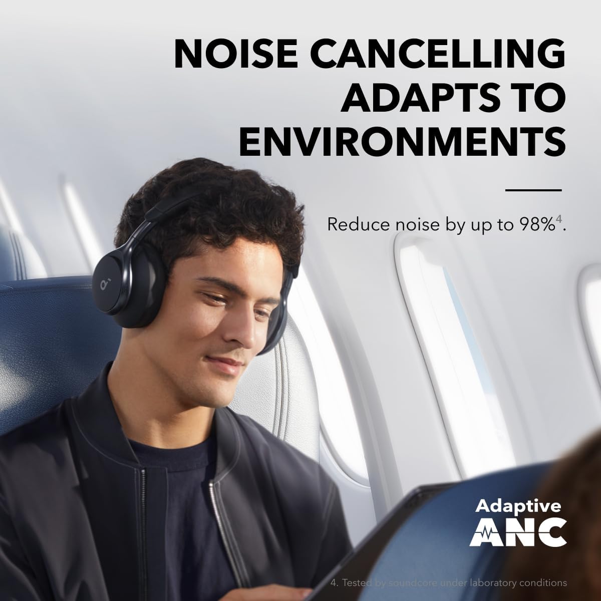 Active Noise Cancelling Headphones with Case, 40H ANC Playtime G38378