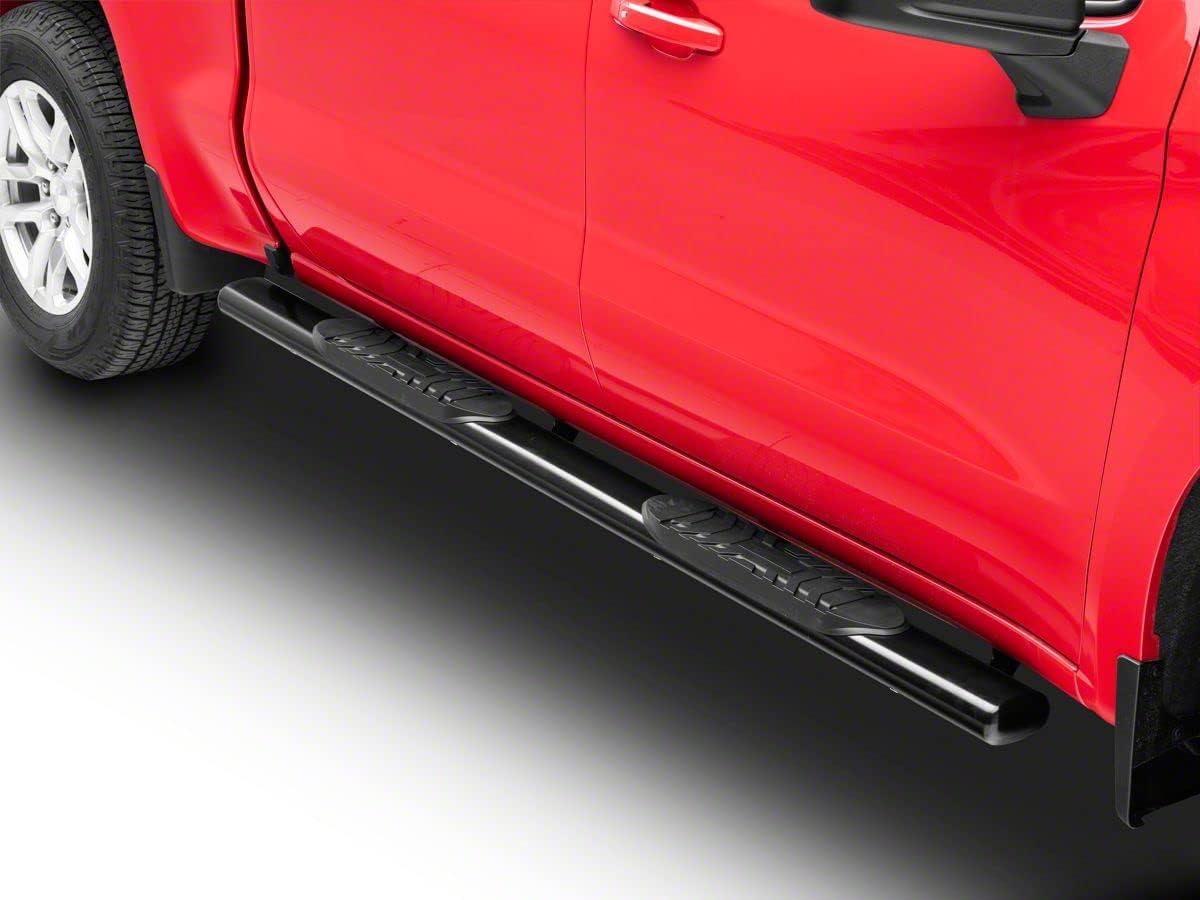 Black 5-Inch Oval Side Step Bars P278