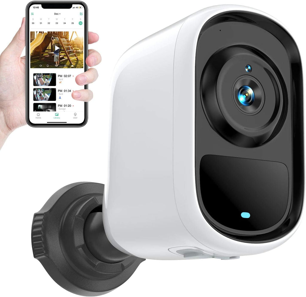 Wireless Outdoor Security Camera 1080P HD Night Vision Waterproof U2117