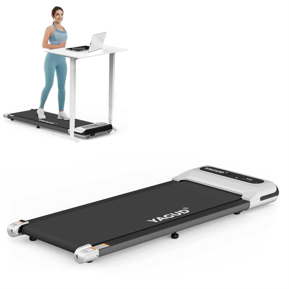 2.5 HP Under Desk Treadmill with Remote Control Y513
