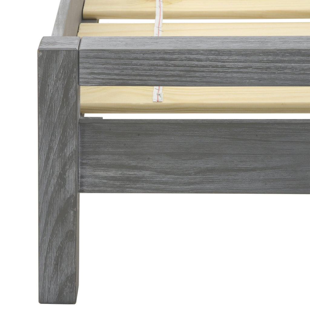 Queen Platform Bed Acacia A76958