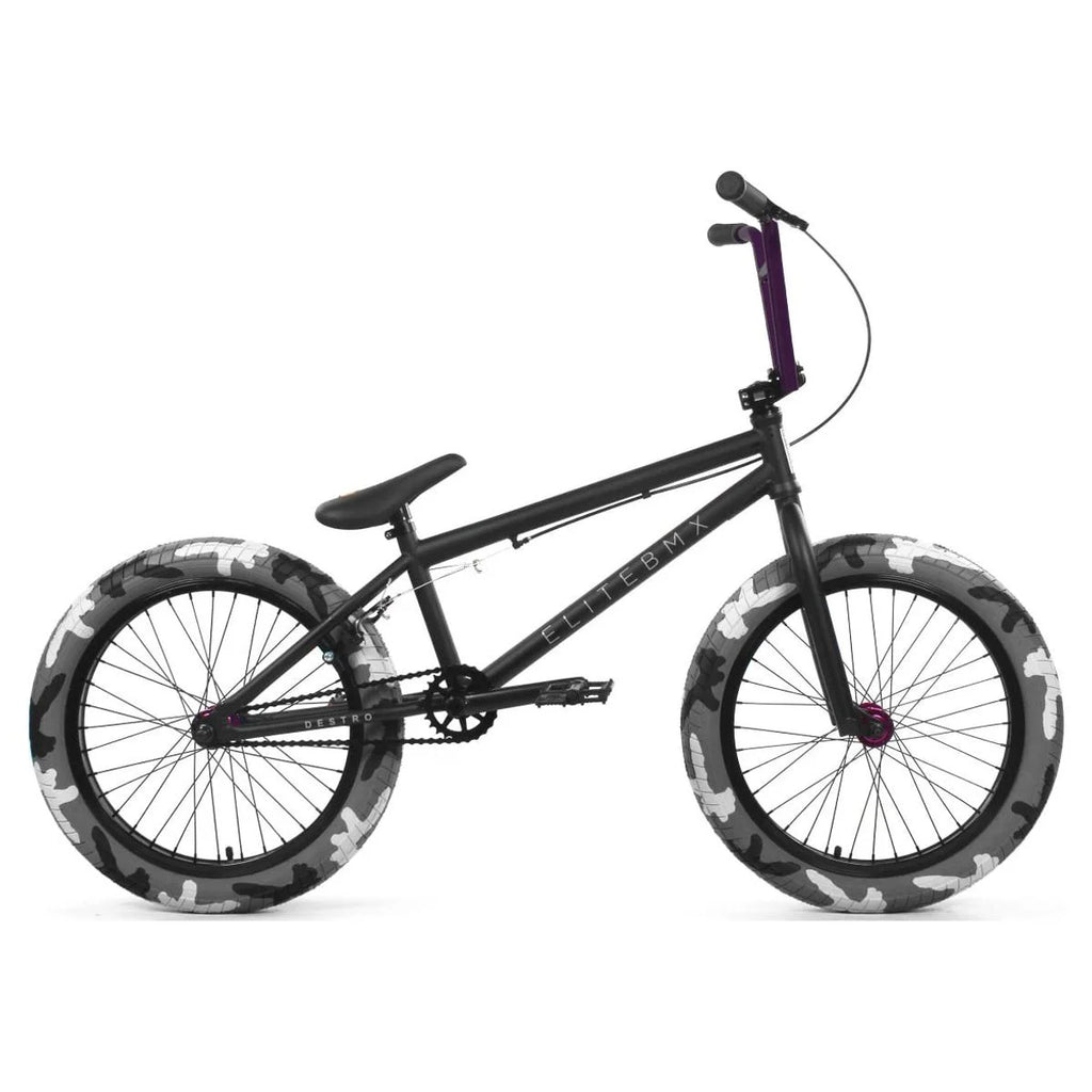 Black Camo and Purple 20 In. BMX Bike T6013