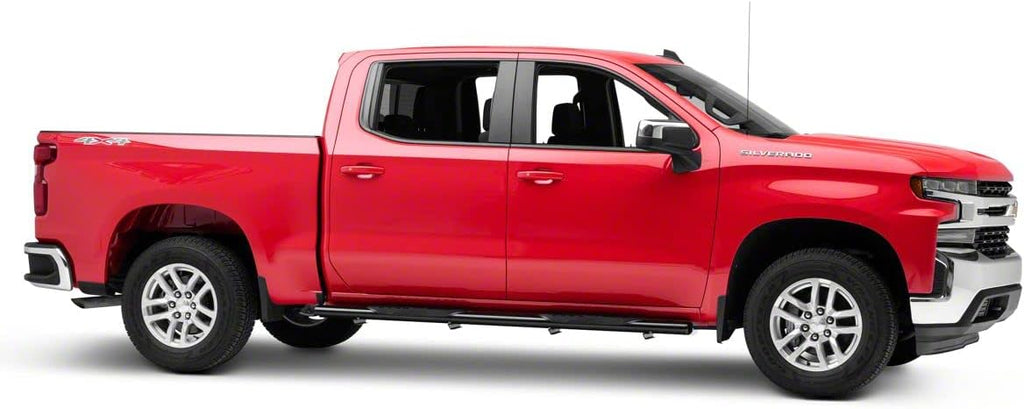 Black 5-Inch Oval Side Step Bars P278