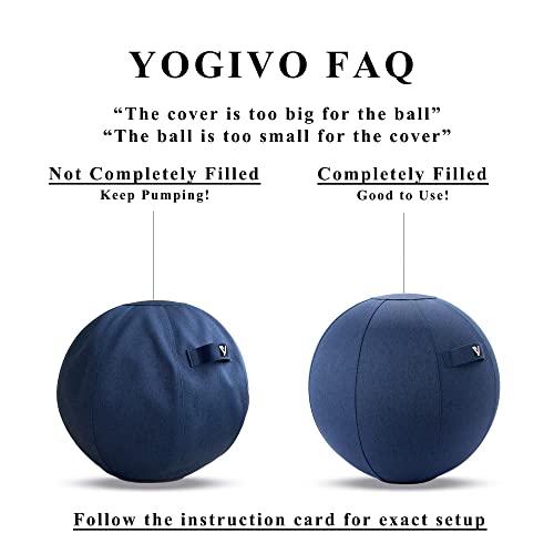 Exercise Ball Chair with Cover and Pump G594831