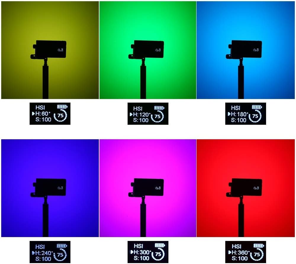 RGB LED Pocket Size Rechargeable Video Light U85399