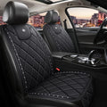 1 Pair PU Rhinestone Car Seat Covers W887118