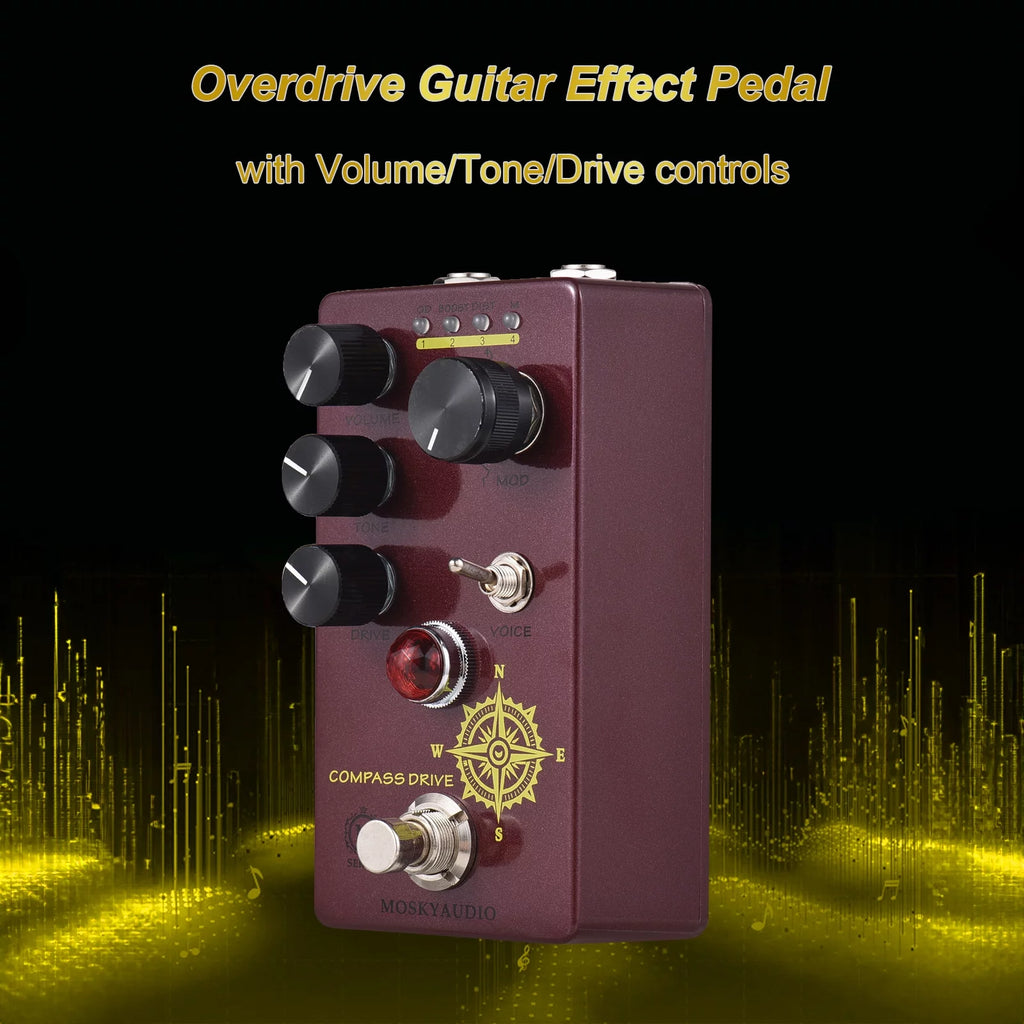 Compact Overdrive Guitar Effect Pedal F674
