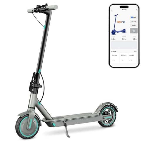 Electric Scooter with 8.5" Honeycomb Tire, Foldable Aluminum Alloy E-Scooter O178356