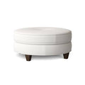 Classic Bleach White Cocktail Ottoman D697680