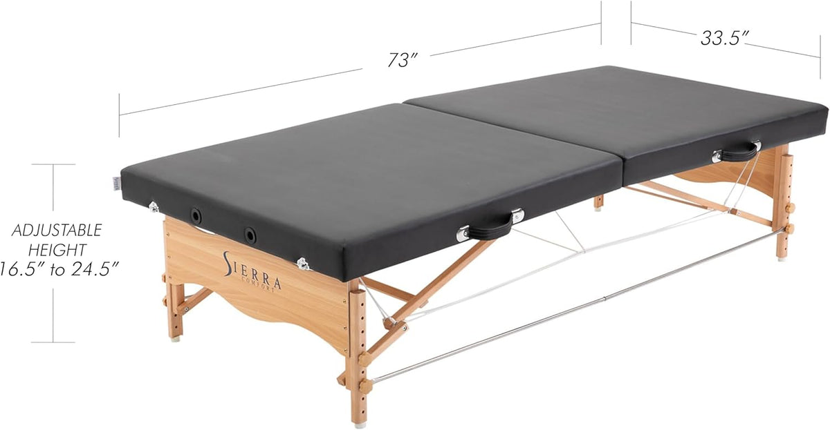 Black Low-Level Massage Table T5506