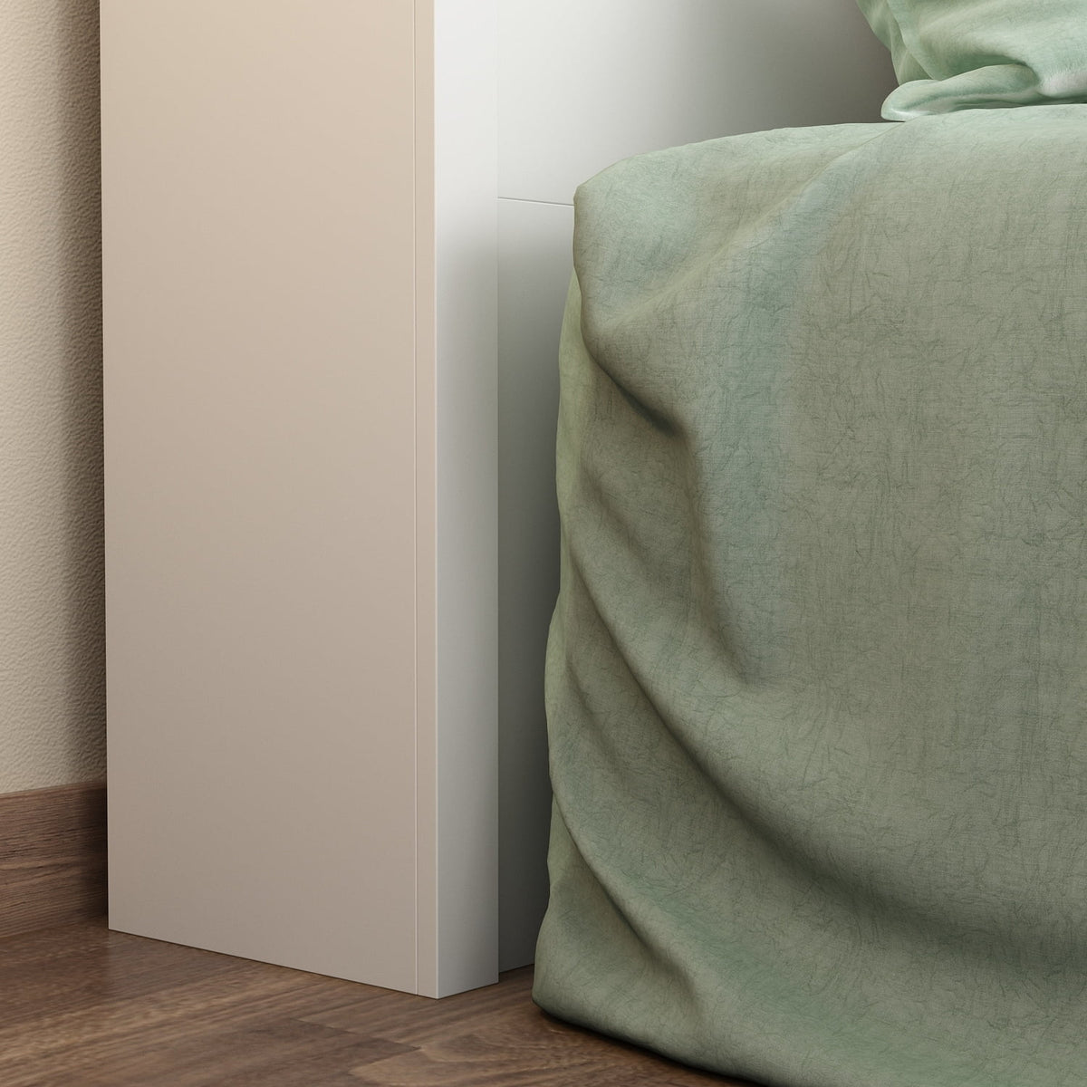 65"W Wooden Bookcase Headboard With Light O3892