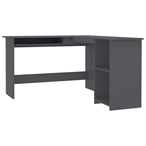 L-Shaped Corner Desk Sonoma Oak 47.2"x55.1"x29.5" Engineered Wood U724
